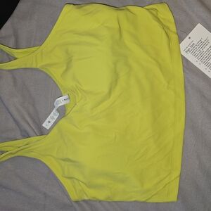 Lululemon Yellow/Lime Green Athletic Tank Top